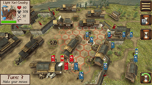 Shogun's empire: Hex commander - Android game screenshots.