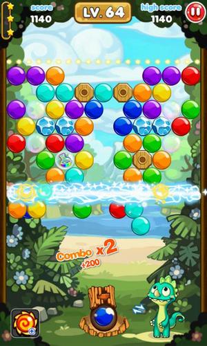 Gameplay of the Shoot bubble for Android phone or tablet.