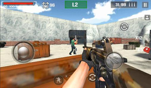 Gameplay of the Shoot hunter: Gun killer for Android phone or tablet.