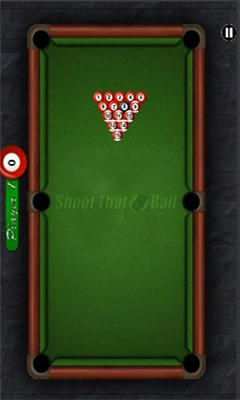 Gameplay of the Shoot That 8 Ball for Android phone or tablet.