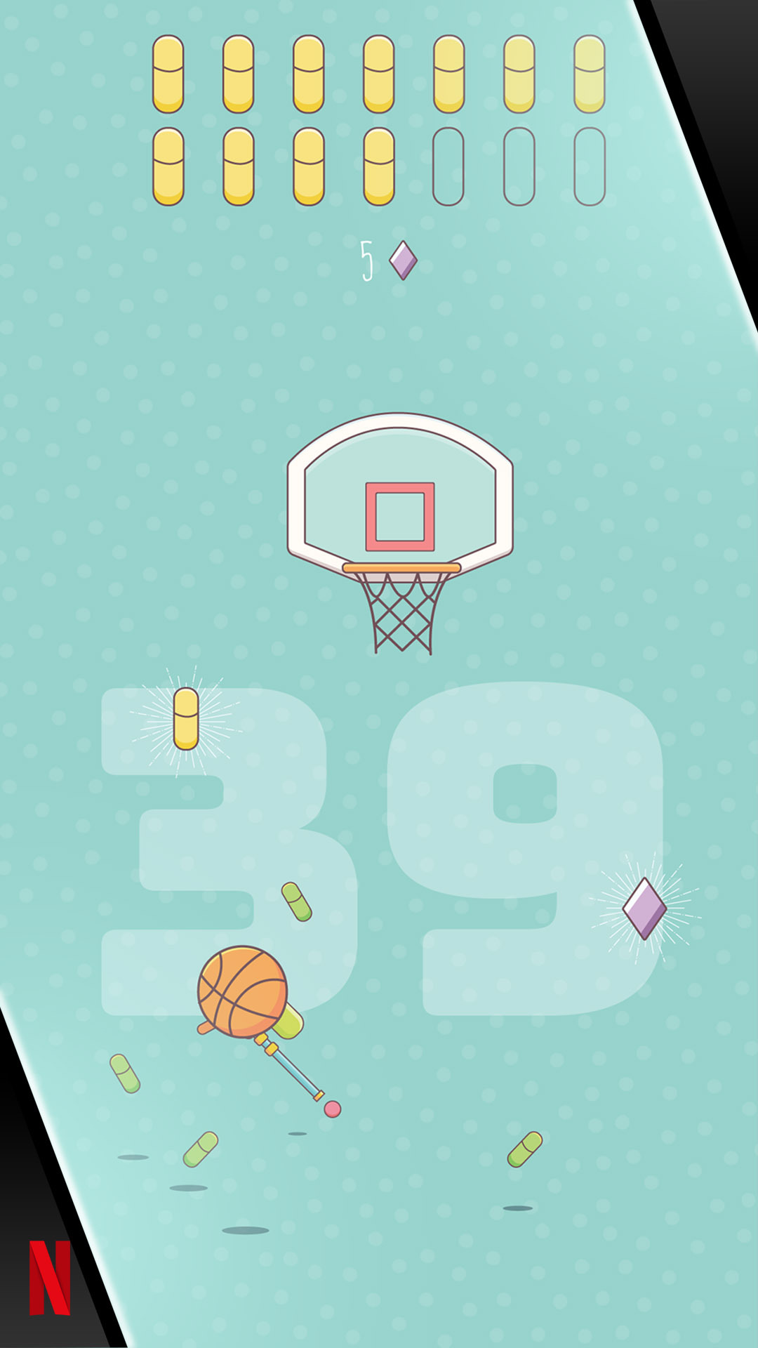 Shooting Hoops - Android game screenshots.
