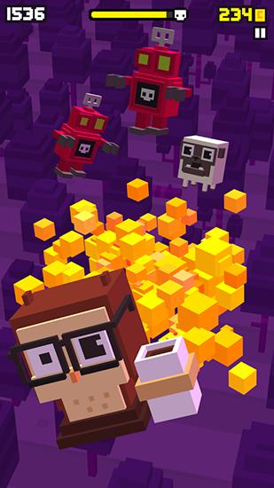 Gameplay of the Shooty skies: Arcade flyer for Android phone or tablet.