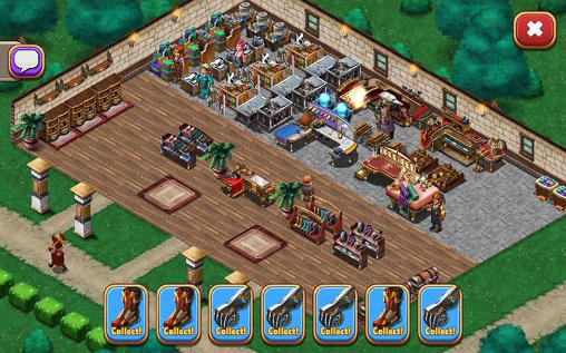 Gameplay of the Shop heroes for Android phone or tablet.