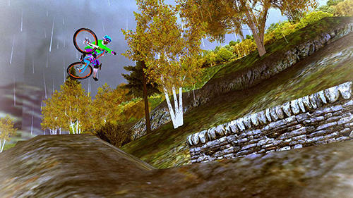 Shred! Downhill mountainbiking - Android game screenshots.