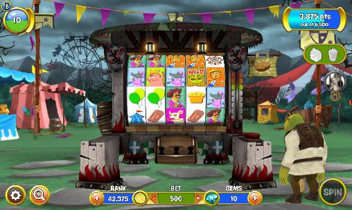 Gameplay of the Shrek: Slots adventure for Android phone or tablet.