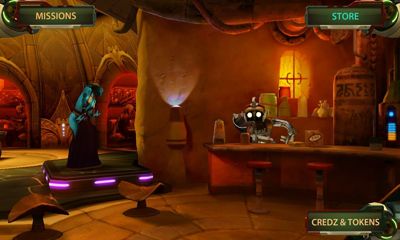 Gameplay of the Shufflepuck Cantina for Android phone or tablet.