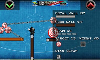 Gameplay of the Shuriken Ninja for Android phone or tablet.