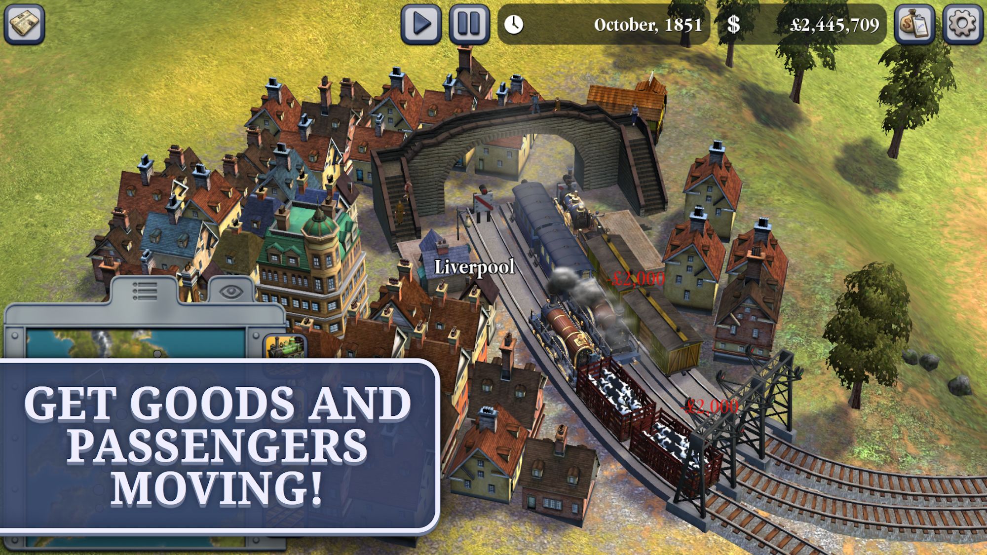 Sid Meier's Railroads! - Android game screenshots.