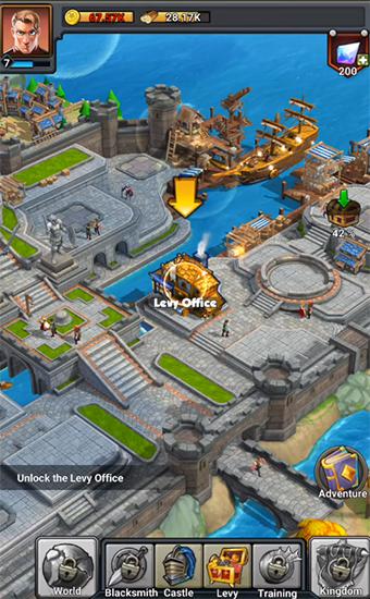 Gameplay of the Siege of thrones for Android phone or tablet.