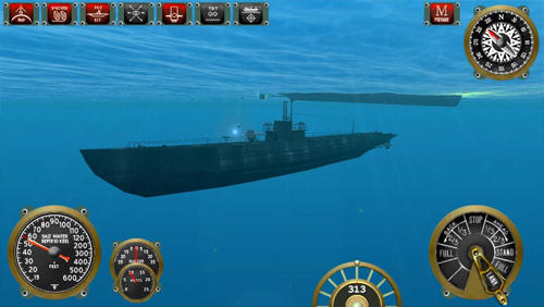 Silent depth: Submarine sim - Android game screenshots.