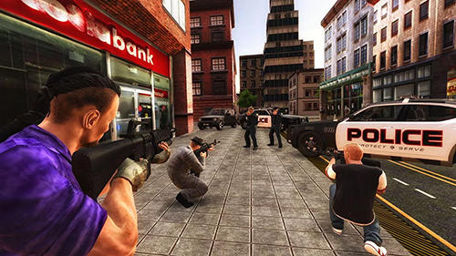 Gameplay of the Sin city: Crime squad for Android phone or tablet.