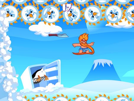 Gameplay of the Skate bearding for Android phone or tablet.