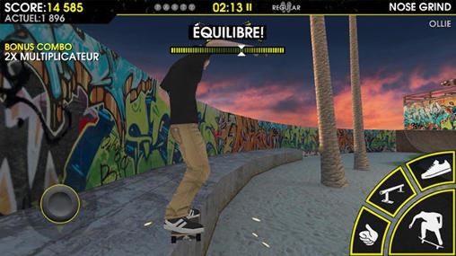 Gameplay of the Skateboard party 3 ft. Greg Lutzka for Android phone or tablet.