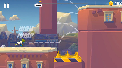 Skateboarding rush - Android game screenshots.