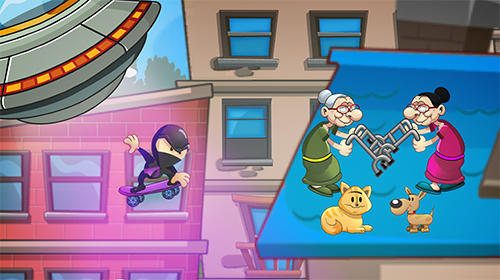 Skater boys: Skateboard games - Android game screenshots.