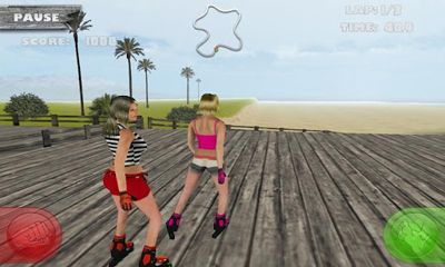 Gameplay of the SkatinGirlz for Android phone or tablet.