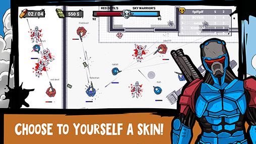 Gameplay of the Sketch war.io for Android phone or tablet.