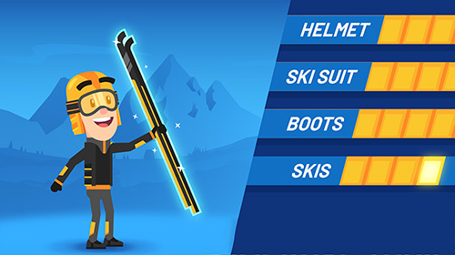 Ski jump challenge - Android game screenshots.