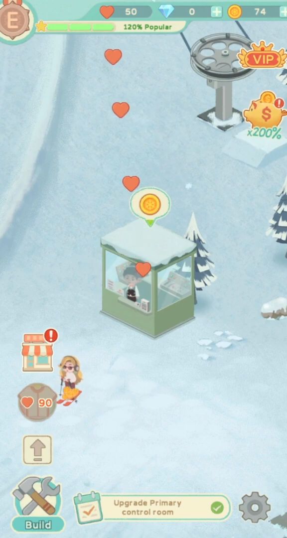 Ski Resort Tycoon - Android game screenshots.