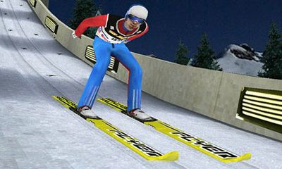 Gameplay of the Ski Jumping 2012 for Android phone or tablet.