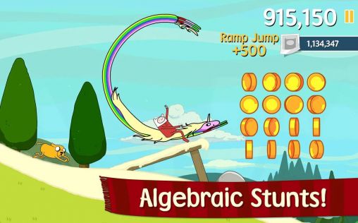 Gameplay of the Ski safari: Adventure time for Android phone or tablet.
