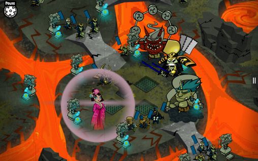 Gameplay of the Skulls of the shogun for Android phone or tablet.