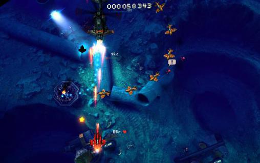Gameplay of the Sky force: Reloaded for Android phone or tablet.