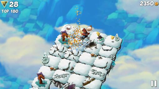 Gameplay of the Sky hop saga for Android phone or tablet.