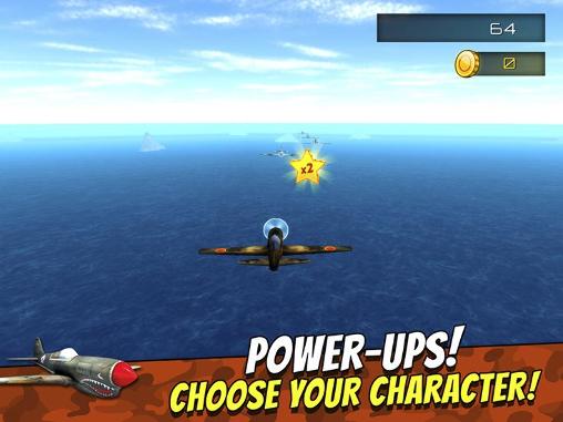 Gameplay of the Sky survival: Aerial warfare for Android phone or tablet.
