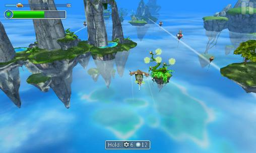Gameplay of the Sky to fly: Faster than wind for Android phone or tablet.