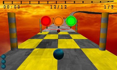 Gameplay of the Skyball for Android phone or tablet.