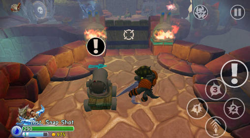 Gameplay of the Skylanders: Trap team for Android phone or tablet.