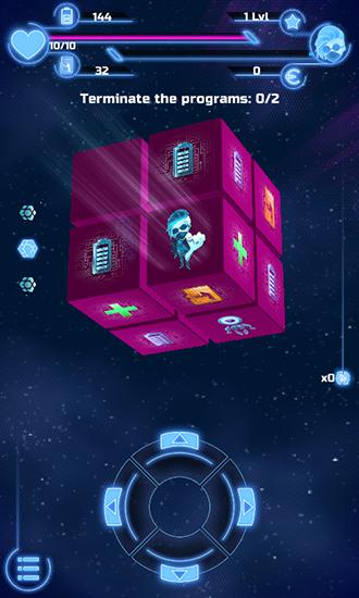Gameplay of the Slash cube for Android phone or tablet.