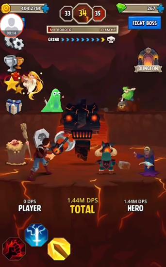 Gameplay of the Slash mobs for Android phone or tablet.