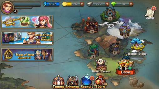 Gameplay of the Slash saga for Android phone or tablet.