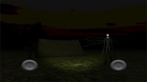 Gameplay of the Slender: Morning camp for Android phone or tablet.