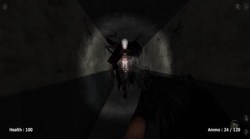 Gameplay of the Slenderman must die: Underground bunker for Android phone or tablet.