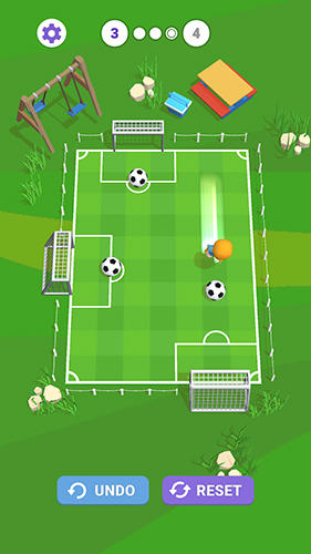 Slide goal hero - Android game screenshots.