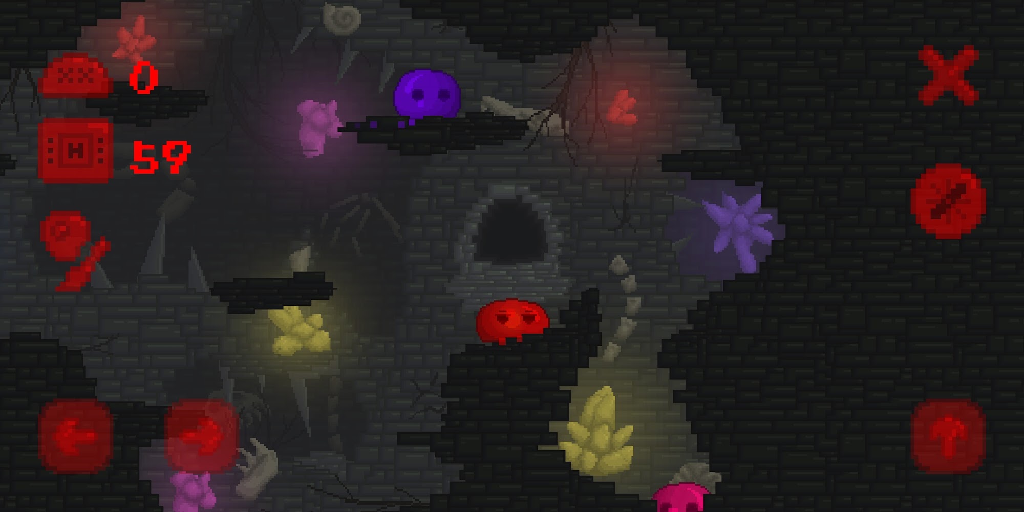 Slime Cave - Android game screenshots.