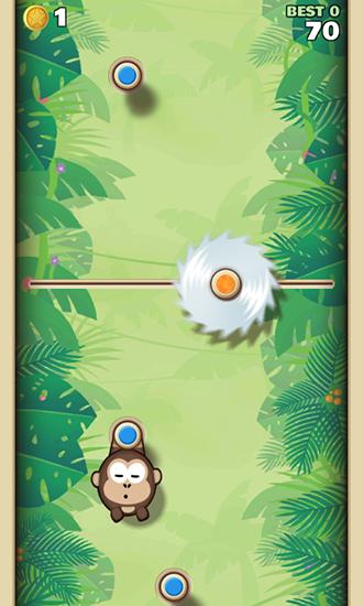 Gameplay of the Sling Kong for Android phone or tablet.