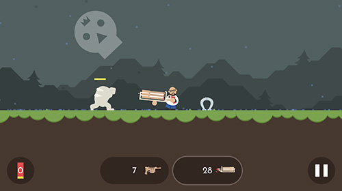 Slingshots vs. zombies - Android game screenshots.