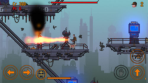 Slip gear: Jet pack wasteland - Android game screenshots.