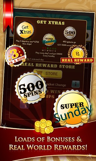 Gameplay of the Slot machine for Android phone or tablet.