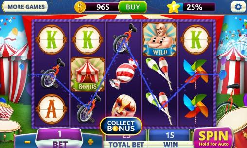 Gameplay of the Slots: Carnival casino for Android phone or tablet.