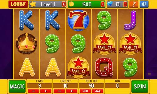 Gameplay of the Slots club VIP for Android phone or tablet.