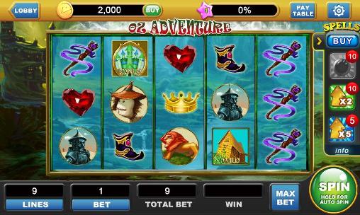 Gameplay of the Slots island for Android phone or tablet.