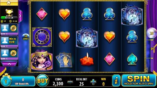 Gameplay of the Slots tournament for Android phone or tablet.