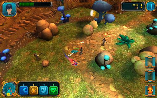Gameplay of the Slugterra: Dark waters for Android phone or tablet.