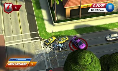 Gameplay of the Smash Cops Heat for Android phone or tablet.