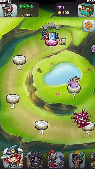 Gameplay of the Smash time for Android phone or tablet.